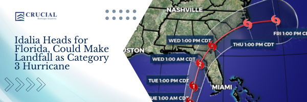Idalia Heads for Florida, Could Make Landfall as Category 3 Hurricane